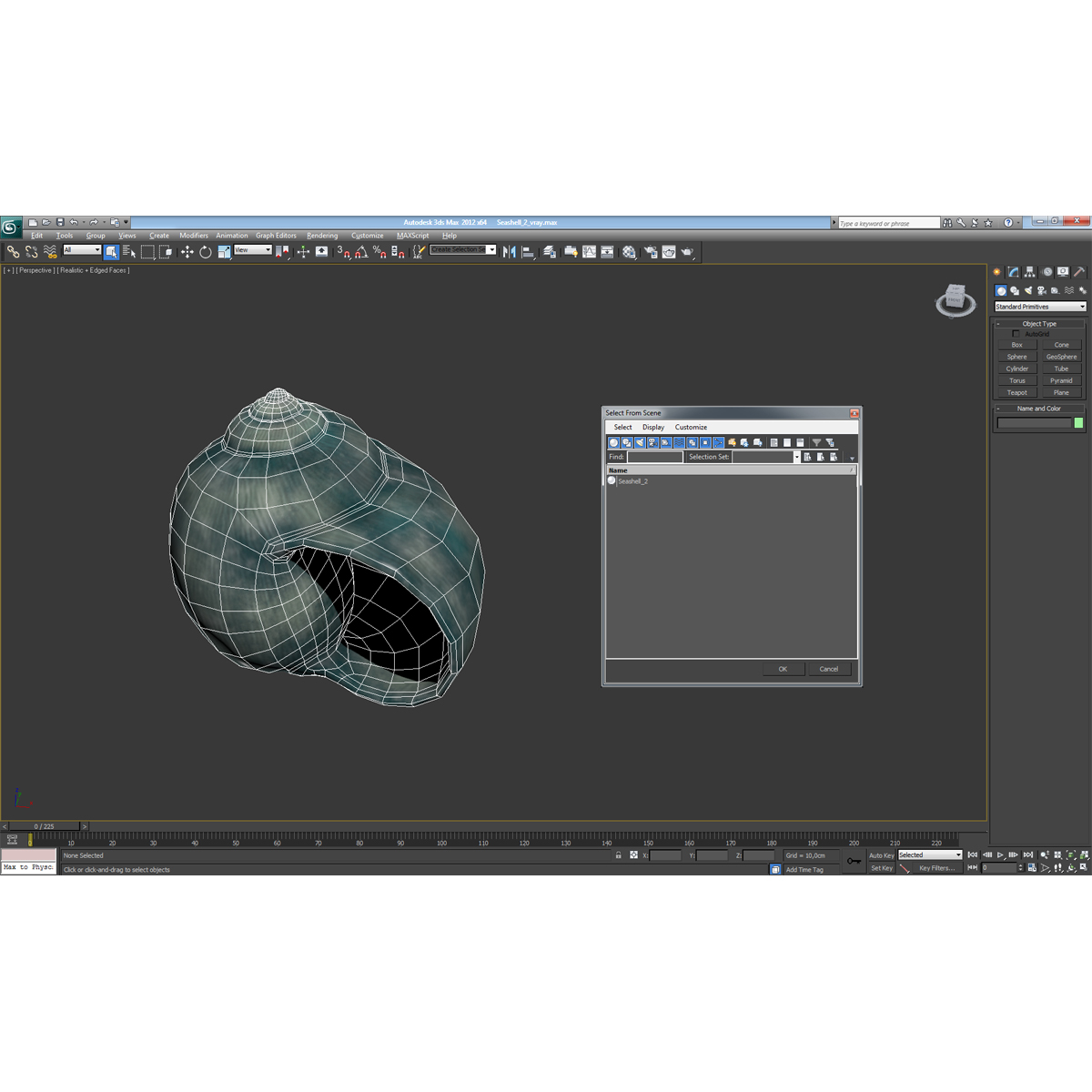 3D model Seashell 2