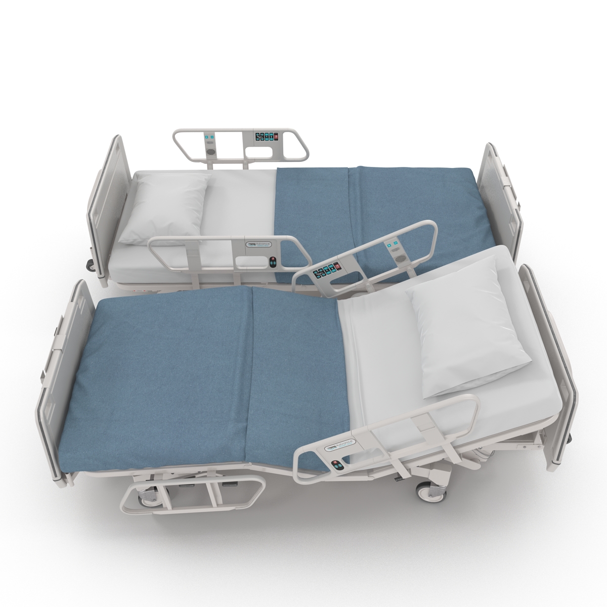 3D Hospital Bed Set