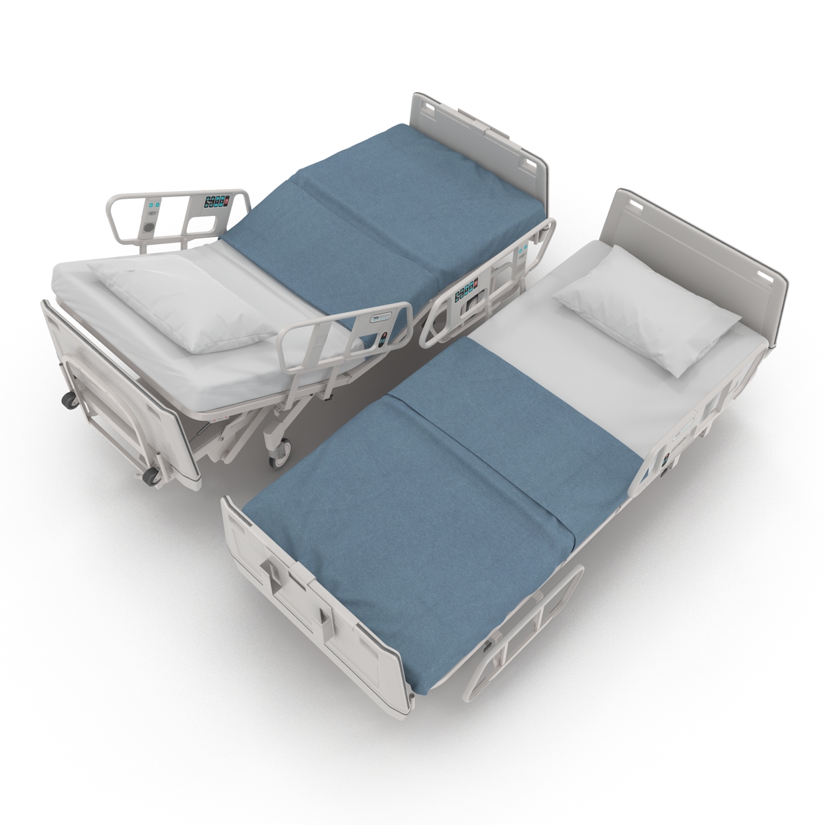 3D Hospital Bed Set