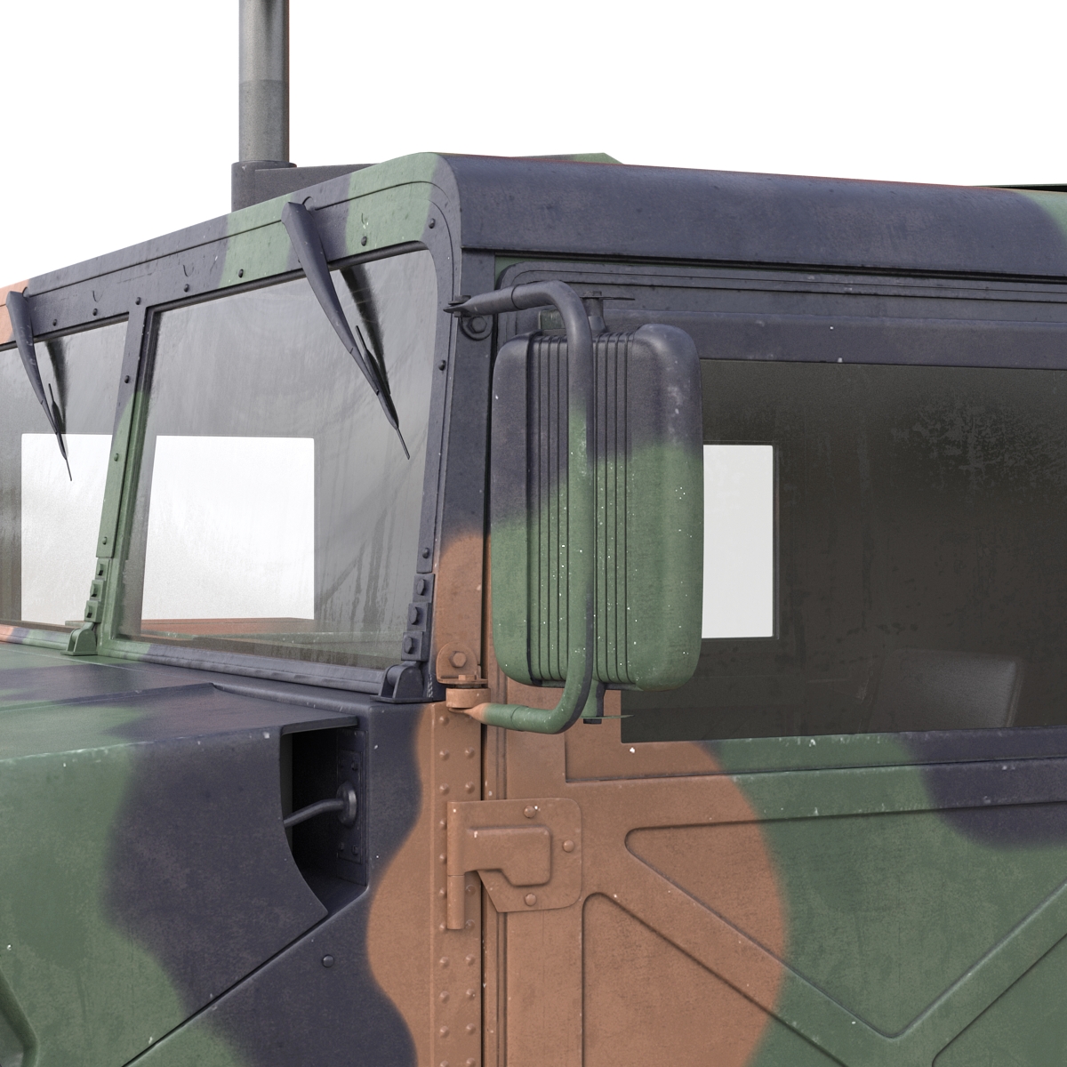 High Mobility Multipurpose Wheeled Vehicle Humvee Camo 3D model