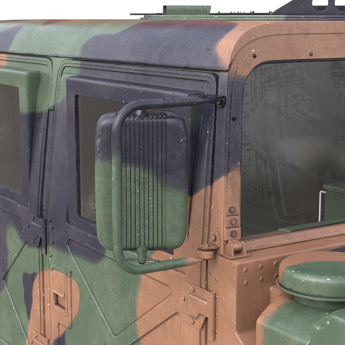 High Mobility Multipurpose Wheeled Vehicle Humvee Camo 3D model