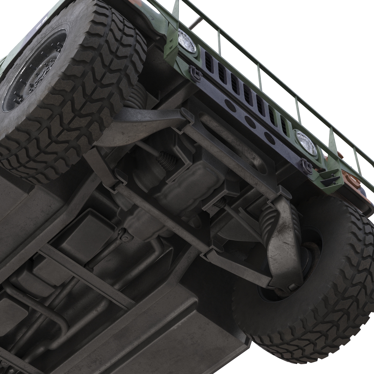 High Mobility Multipurpose Wheeled Vehicle Humvee Camo 3D model