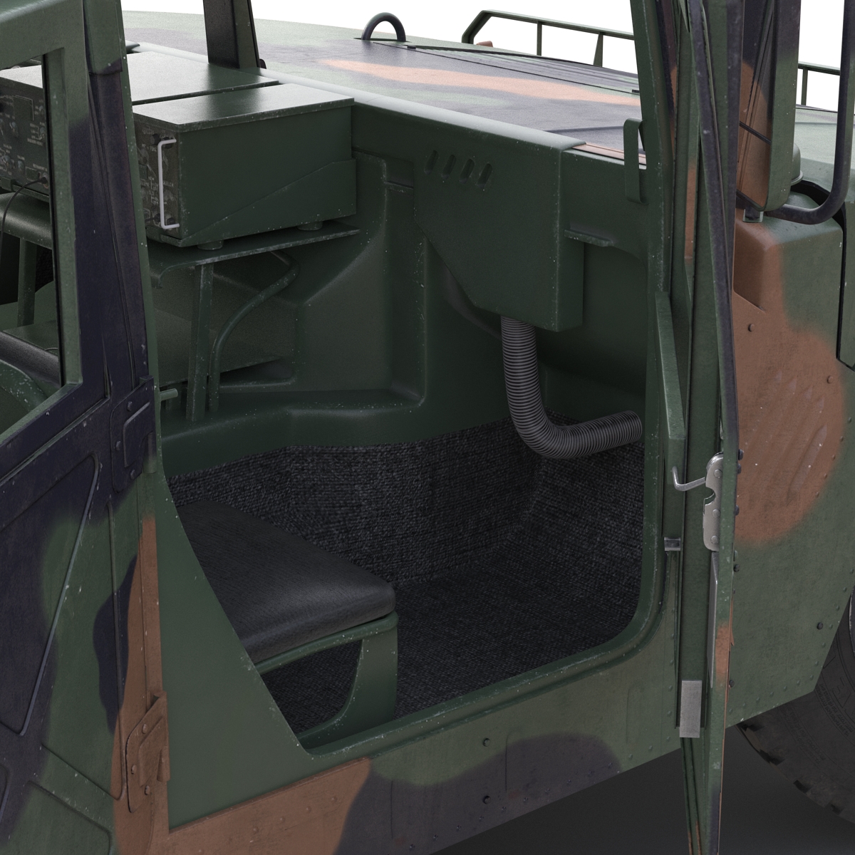 High Mobility Multipurpose Wheeled Vehicle Humvee Camo 3D model