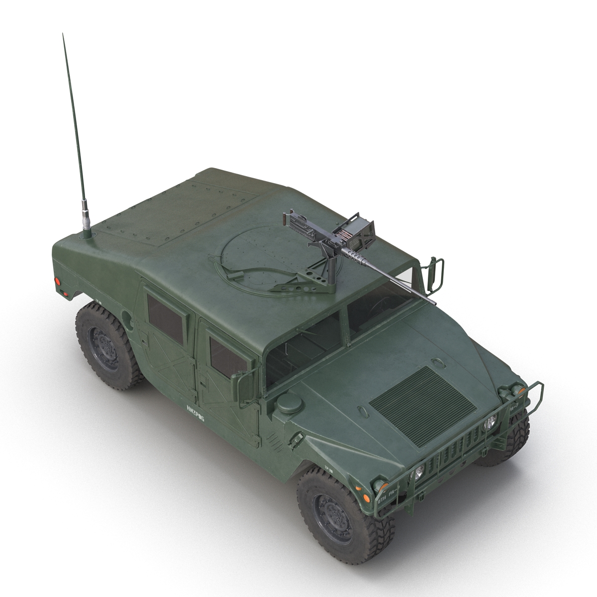 High Mobility Multipurpose Wheeled Vehicle Humvee 3D model