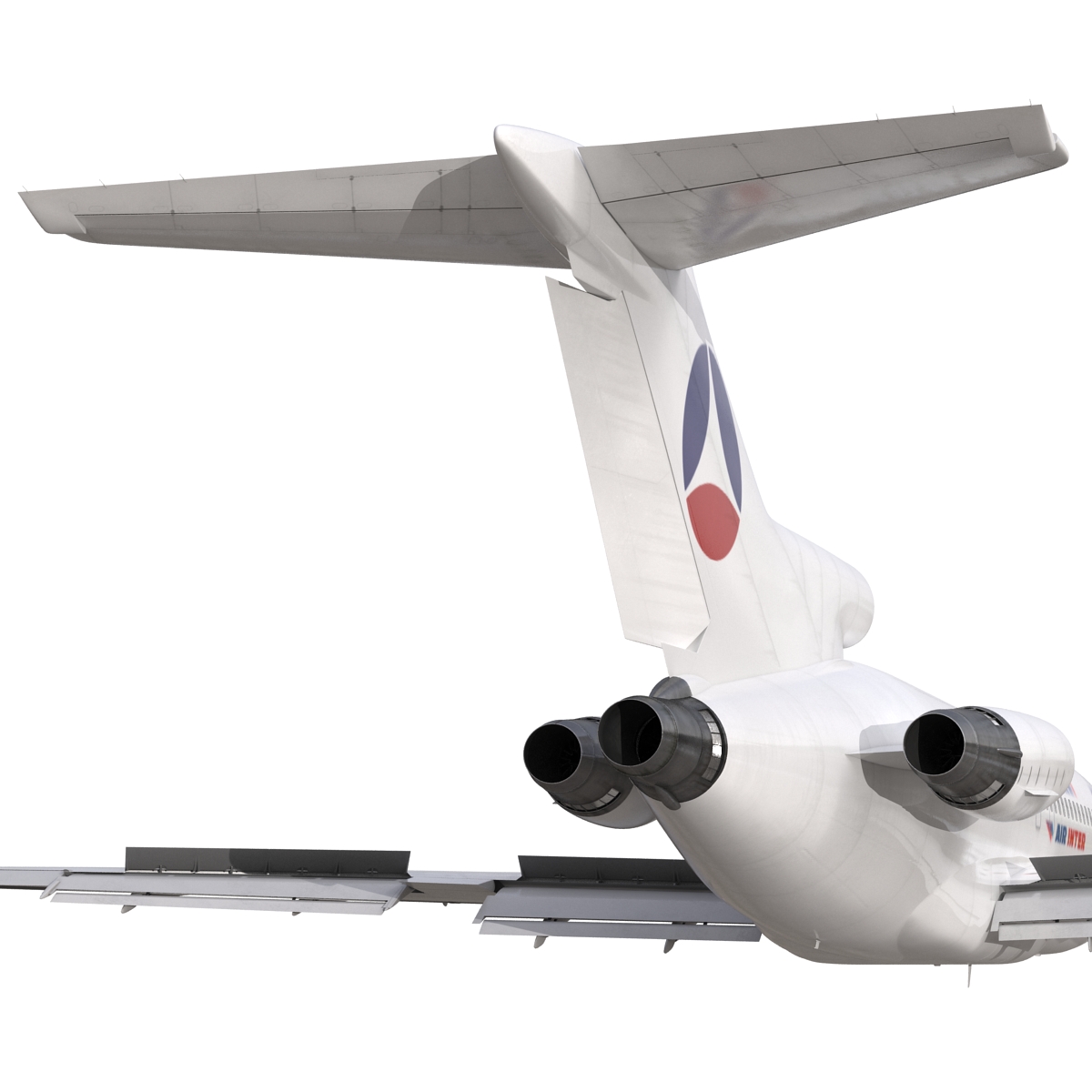 3D model Boeing 727 100 Air France