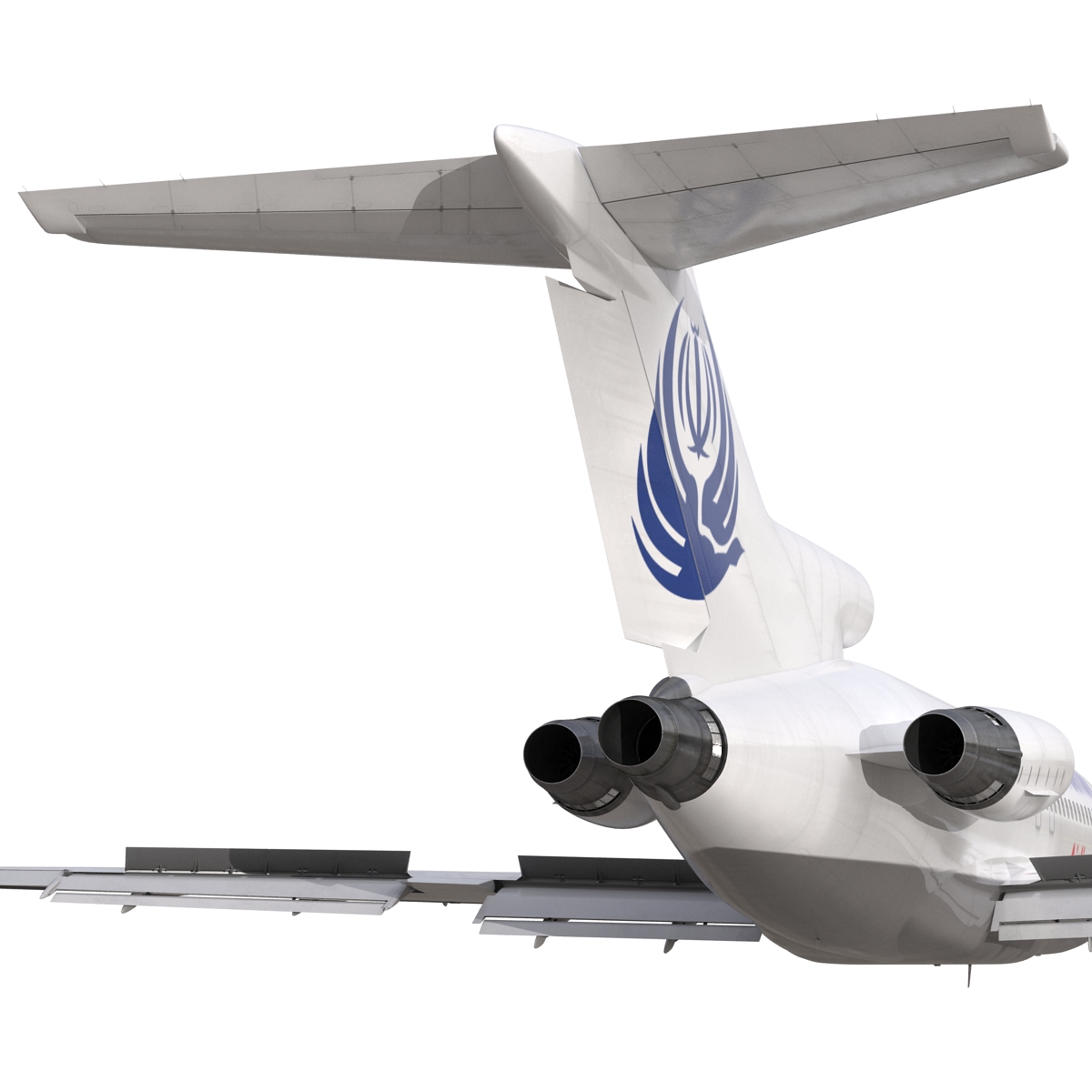 3D Boeing 727 100 Iran Aseman