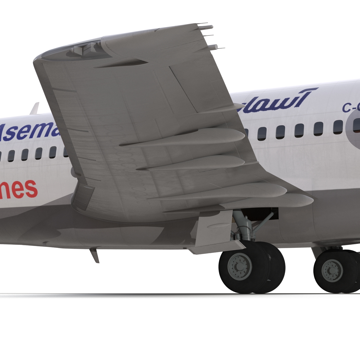 3D Boeing 727 100 Iran Aseman