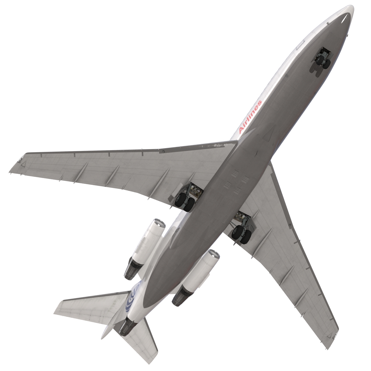 3D Boeing 727 100 Iran Aseman