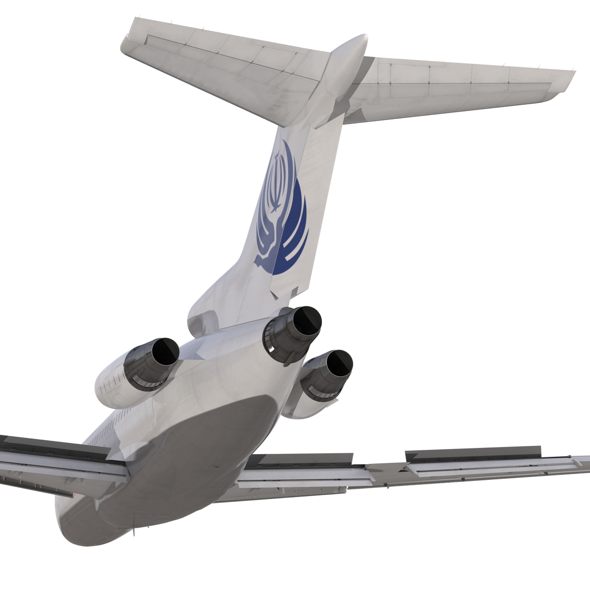 3D Boeing 727 100 Iran Aseman