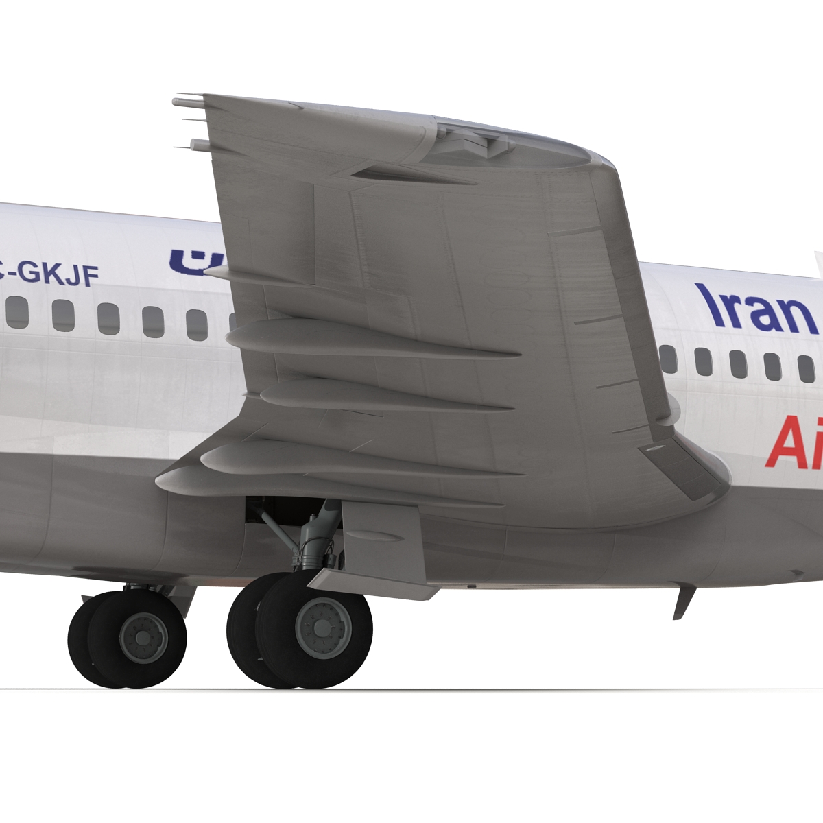 3D Boeing 727 100 Iran Aseman