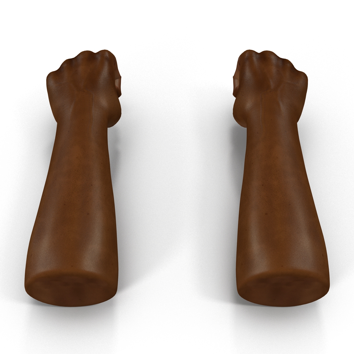 African Man Hands Pose 2 3D model