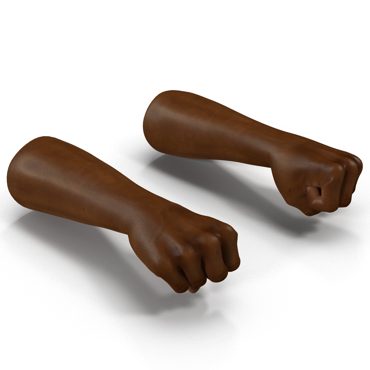 African Man Hands Pose 2 3D model