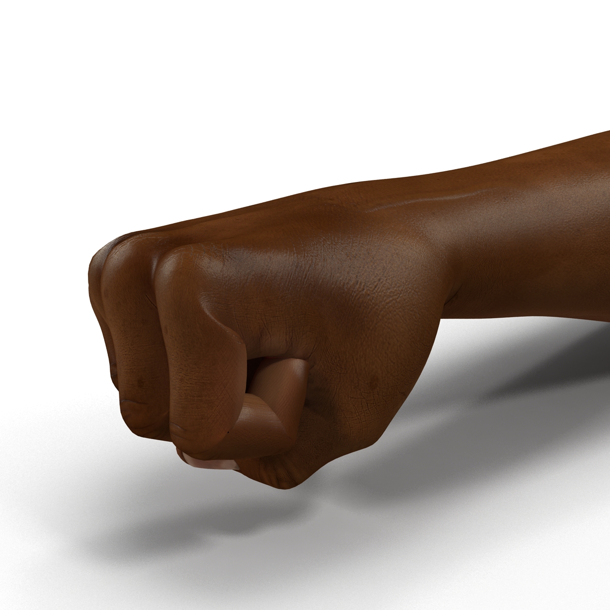 African Man Hands Pose 2 3D model