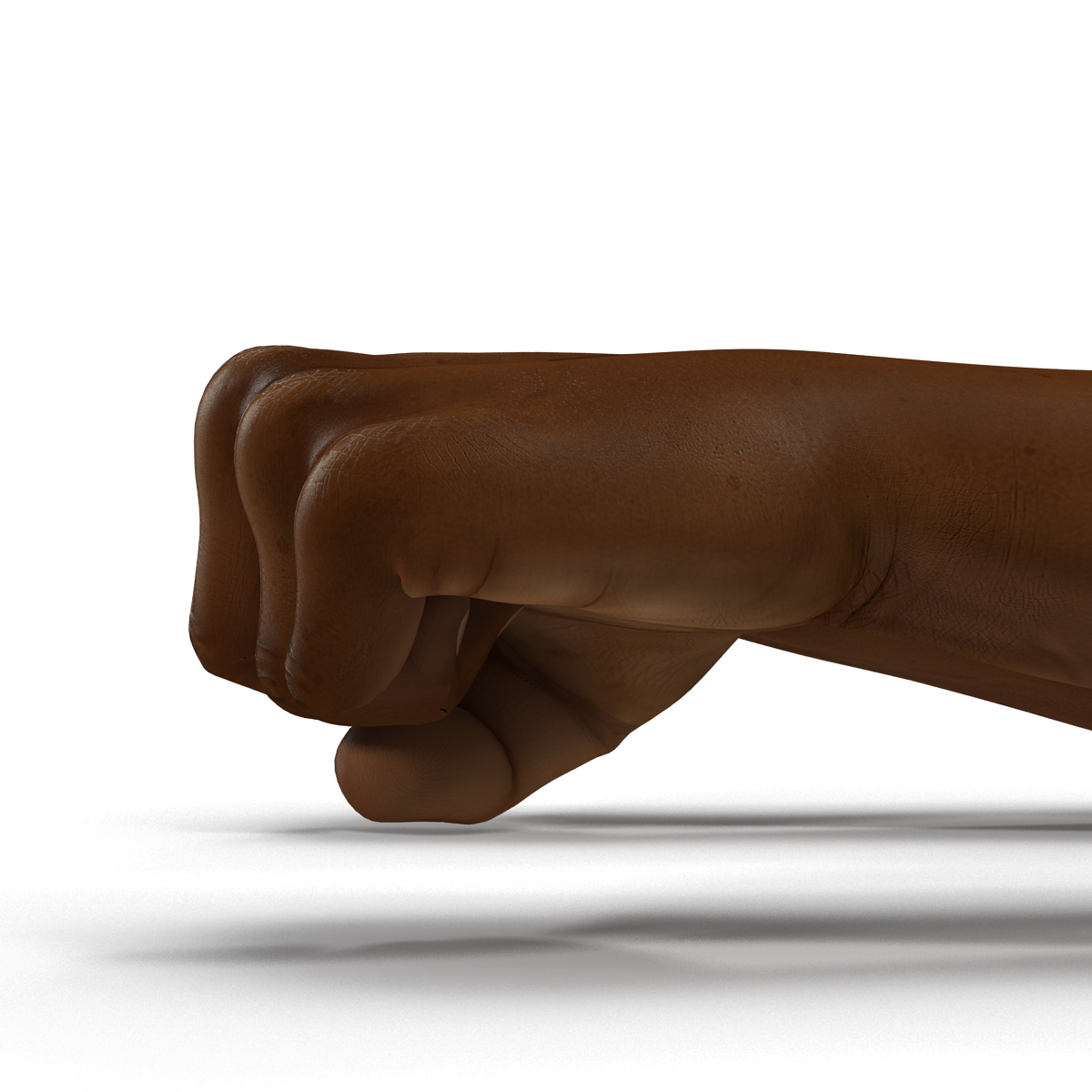 African Man Hands Pose 2 3D model