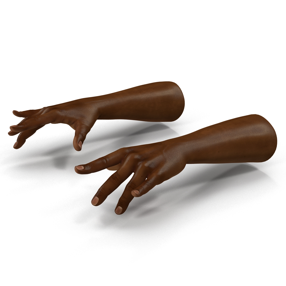 African Man Hands Pose 3 3D model