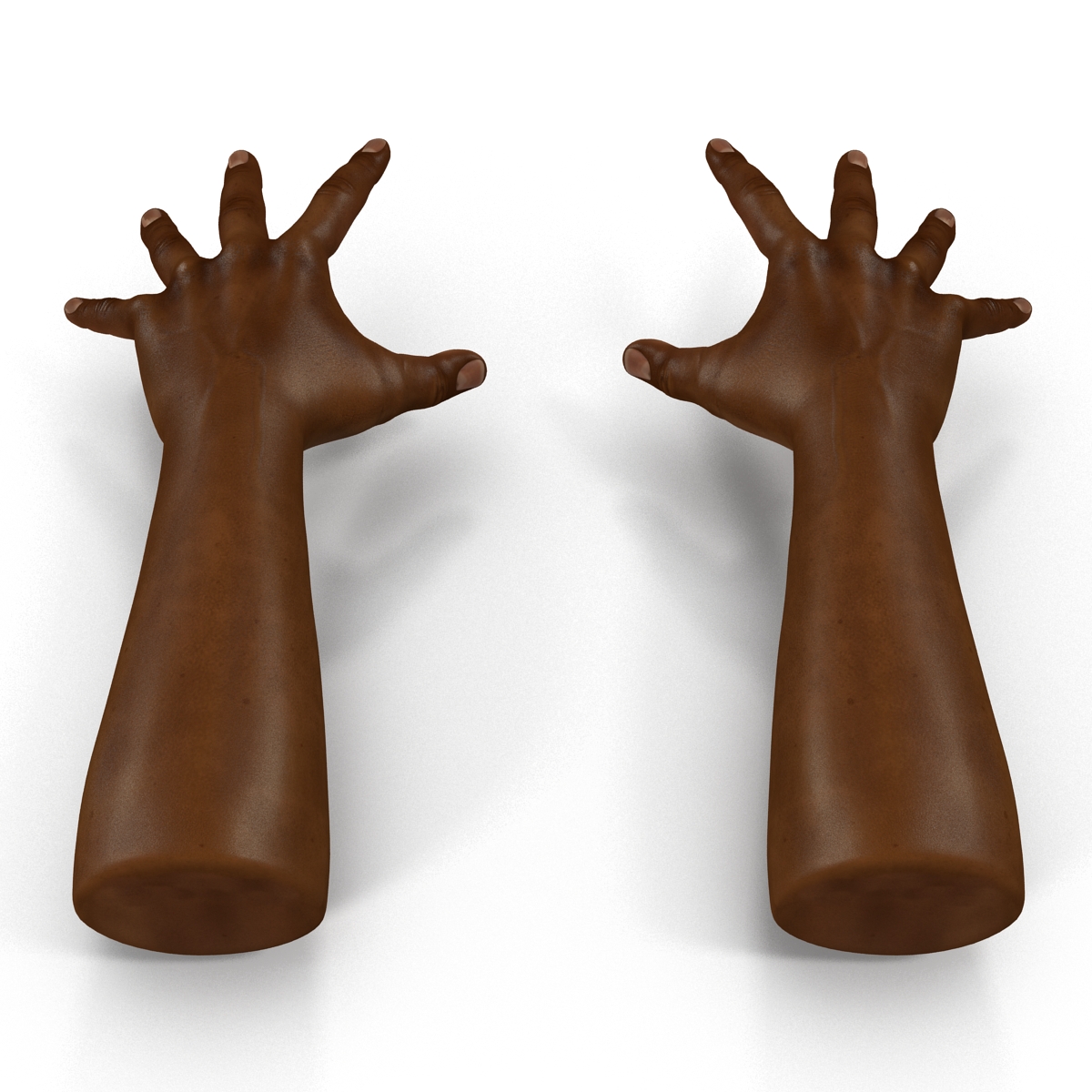 African Man Hands Pose 4 3D model