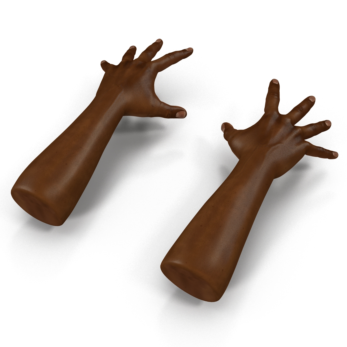 African Man Hands Pose 4 3D model