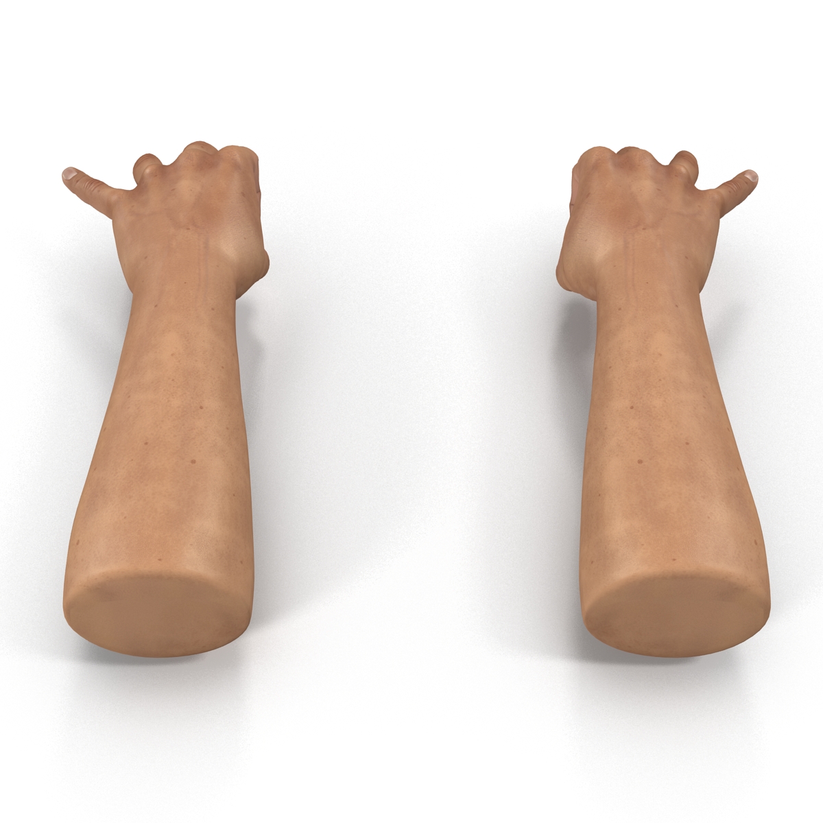 3D Man Hands Pose 5