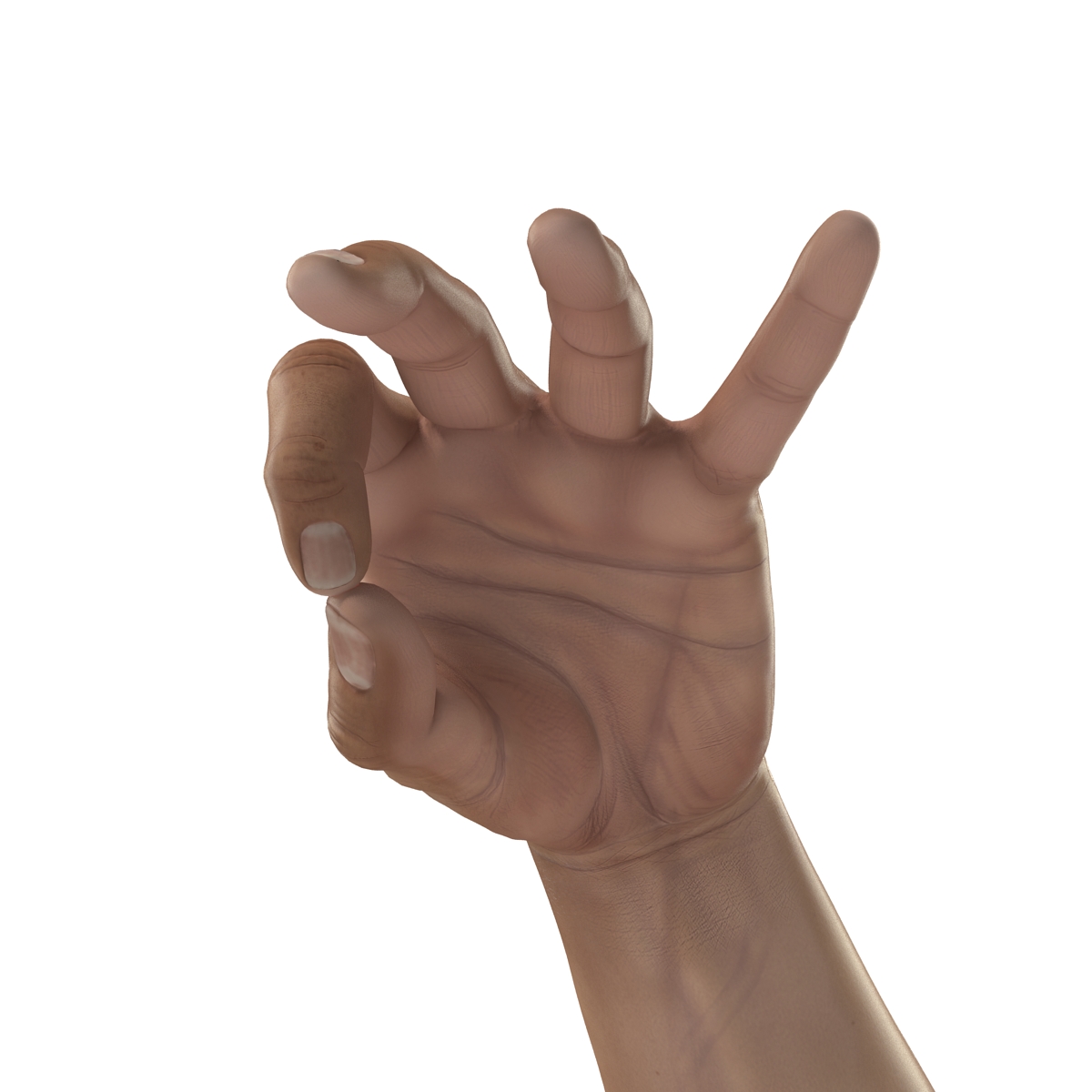 3D Man Hands Pose 5