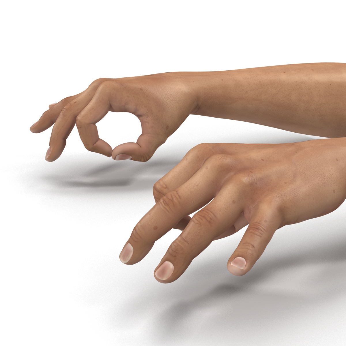 3D Man Hands Pose 5