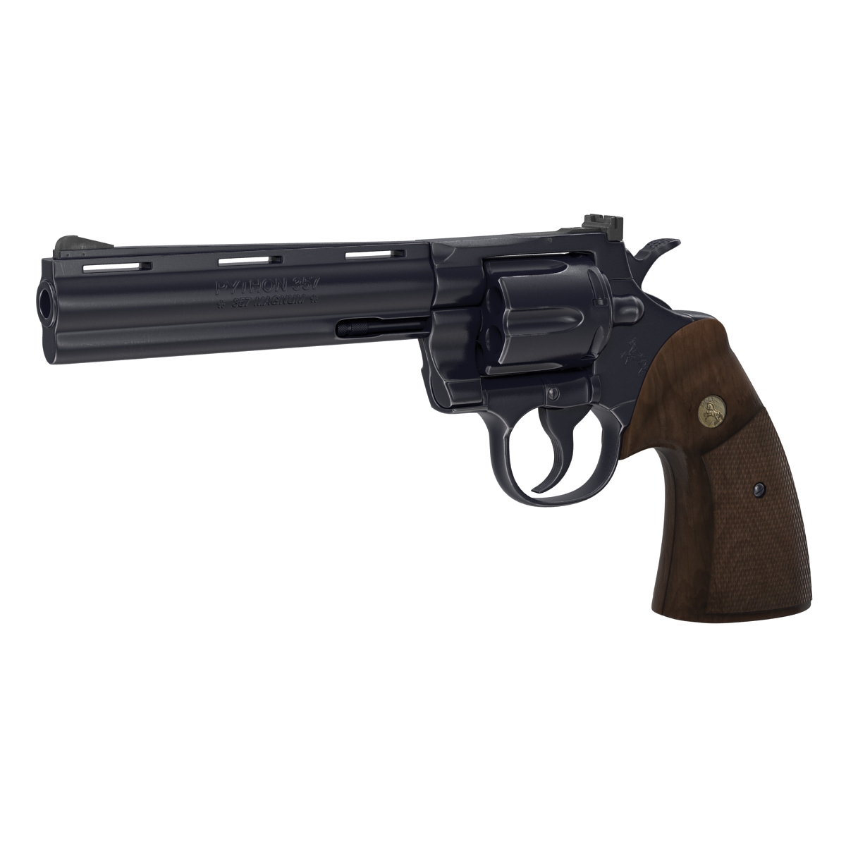 Colt Python Black 3D