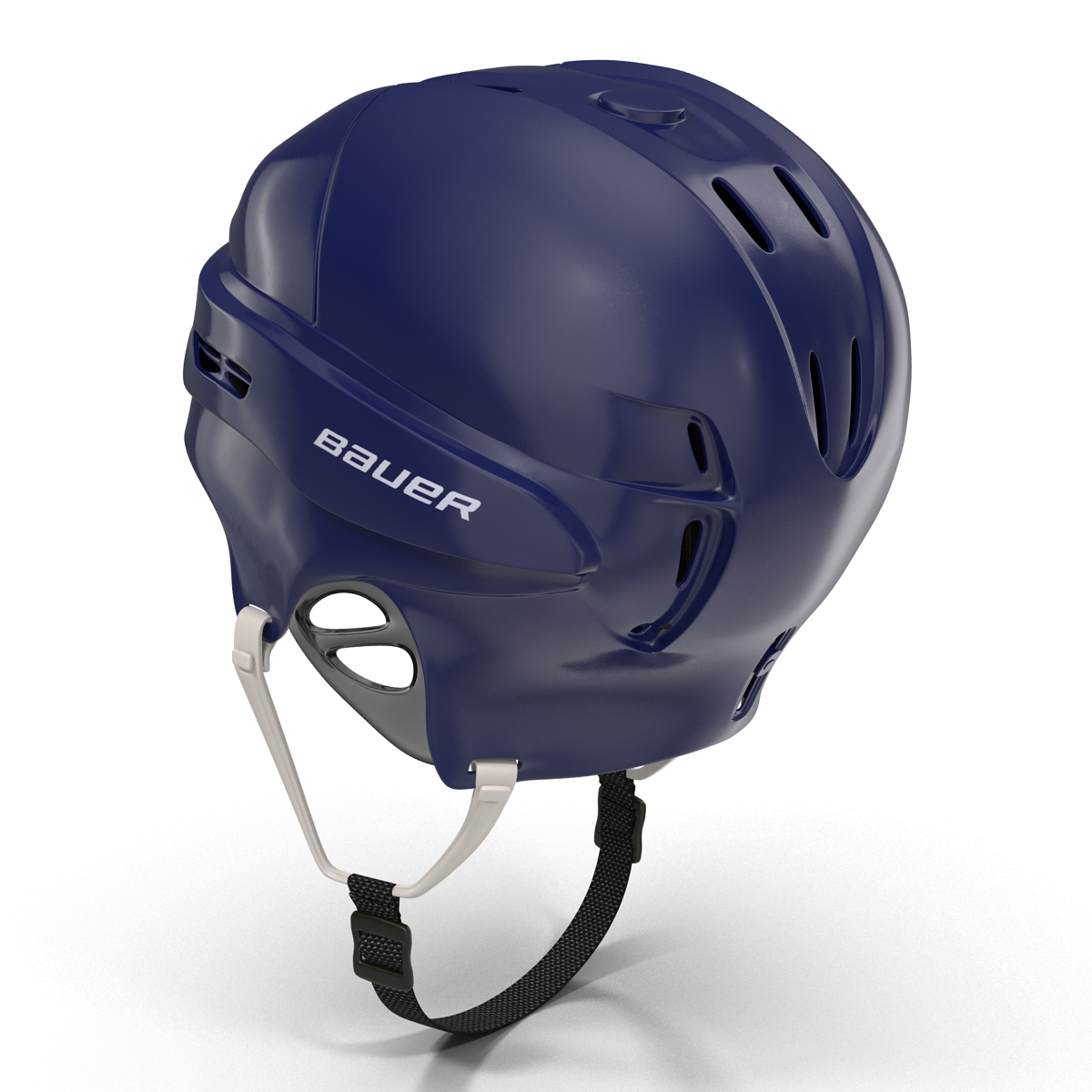 Ice Hockey Helmet Blue 2 3D model