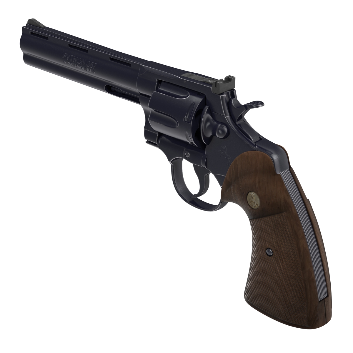 Colt Python Black 3D