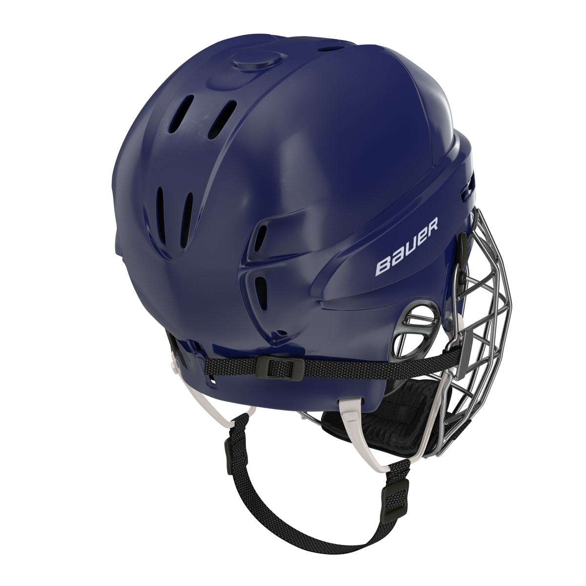 Ice Hockey Helmet Blue 3D