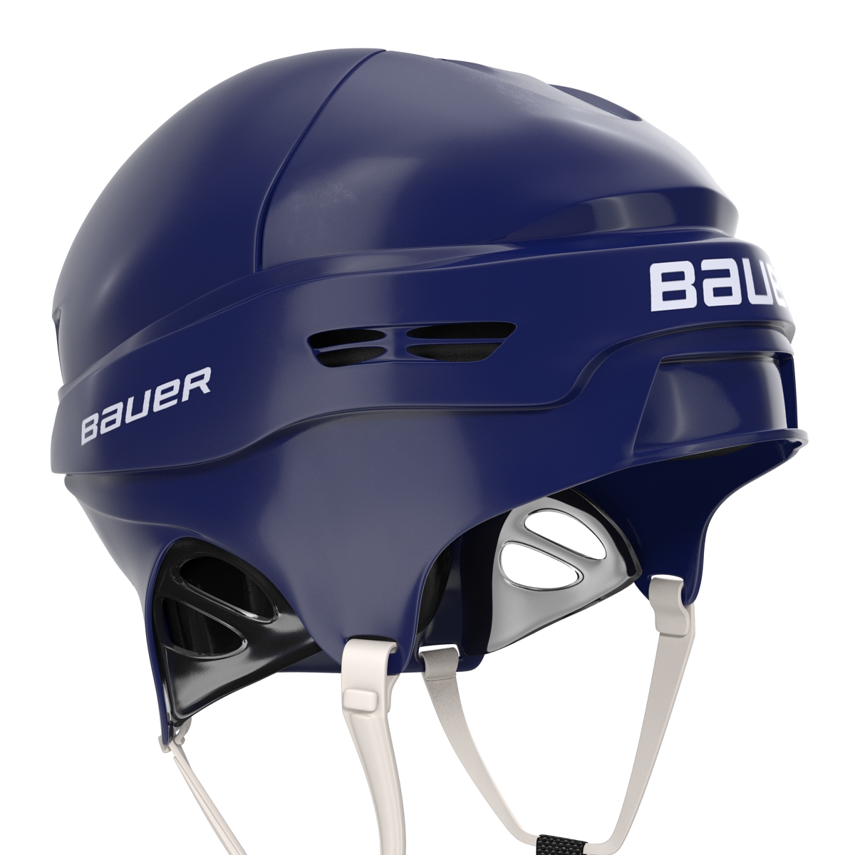 Ice Hockey Helmet Blue 2 3D model