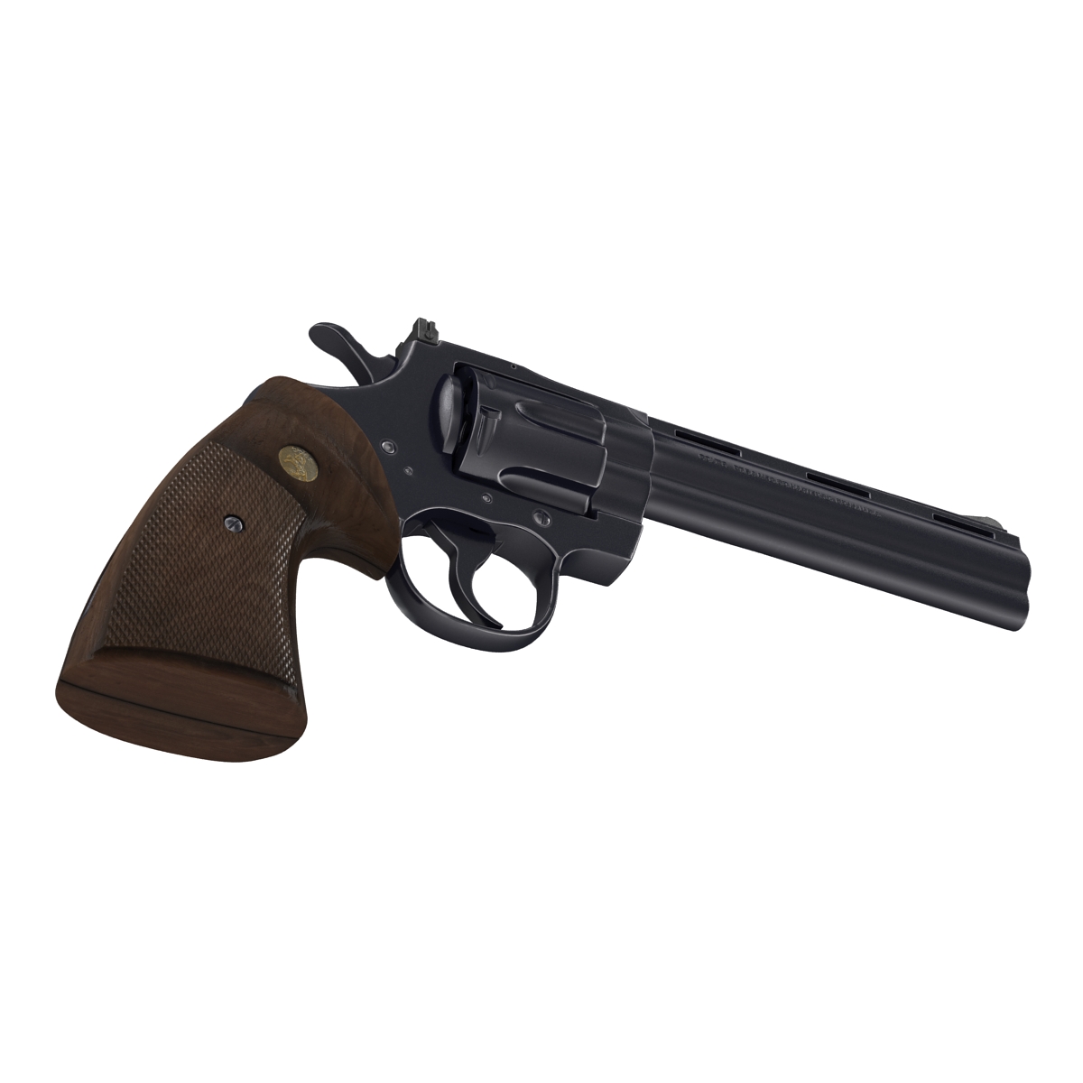 Colt Python Black 3D