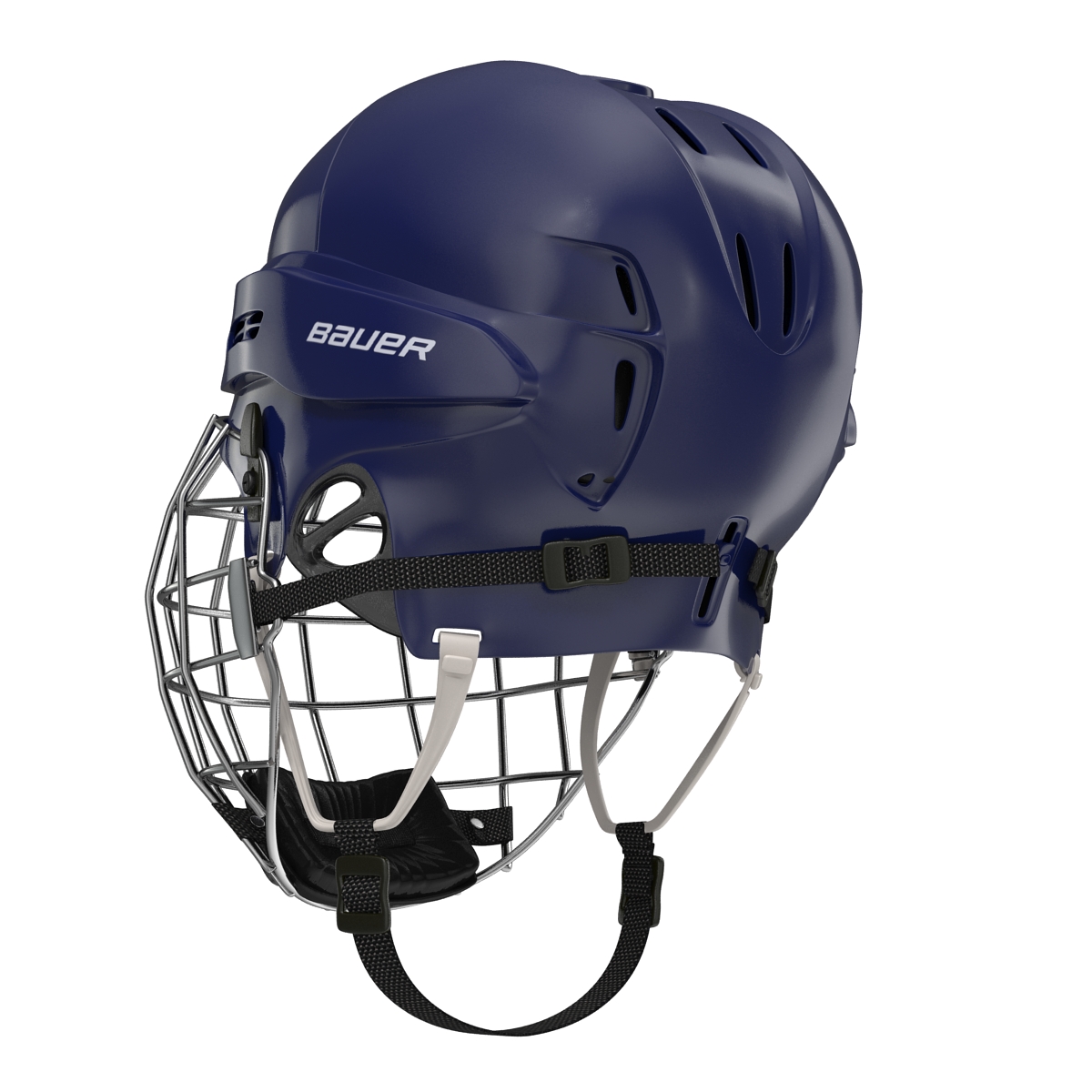 Ice Hockey Helmet Blue 3D