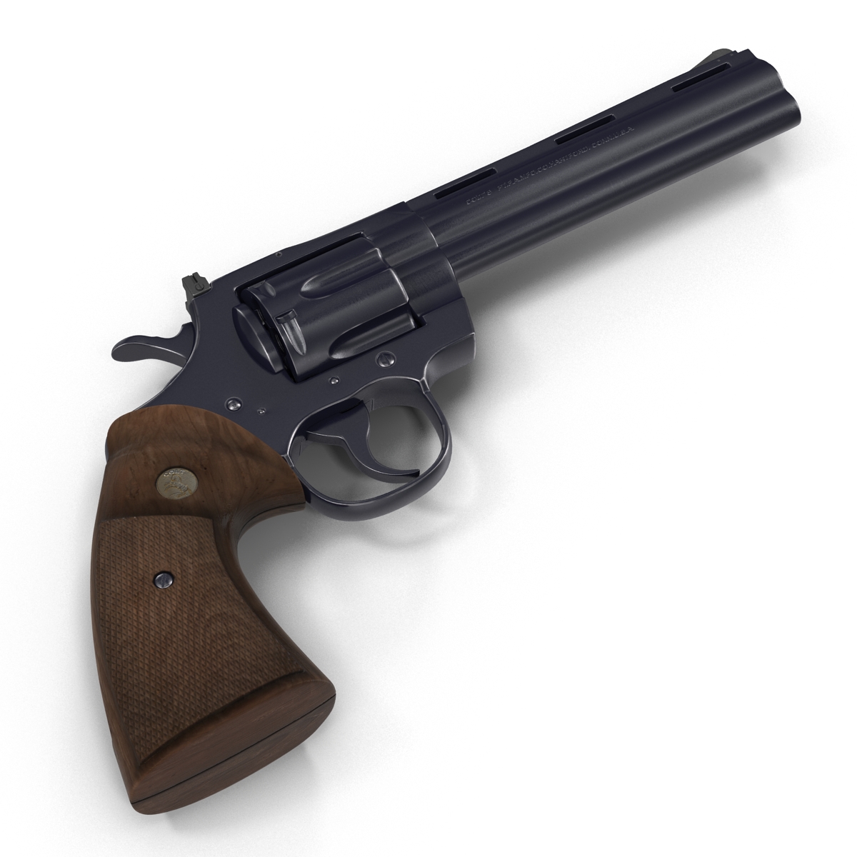 Colt Python Black 3D