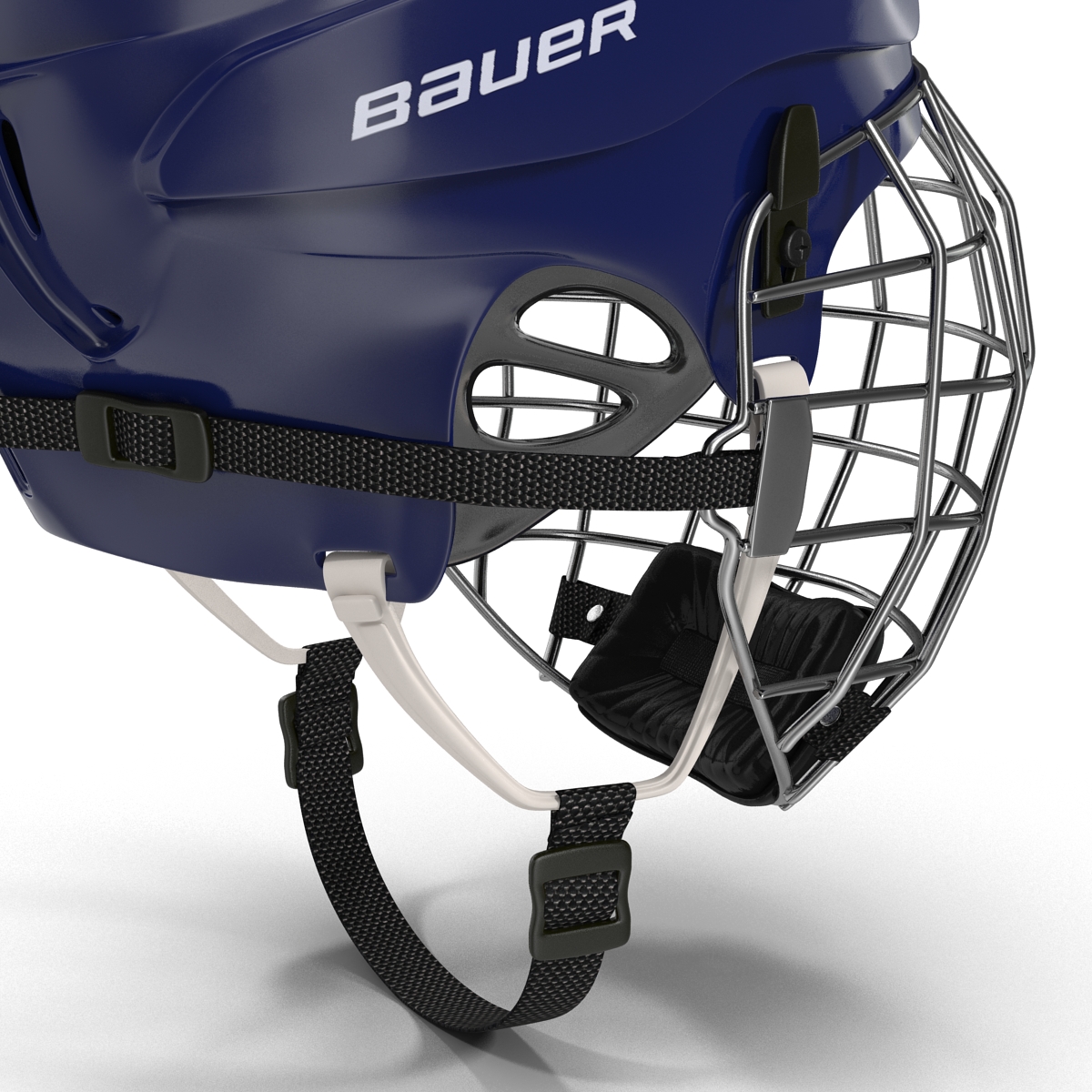 Ice Hockey Helmet Blue 3D