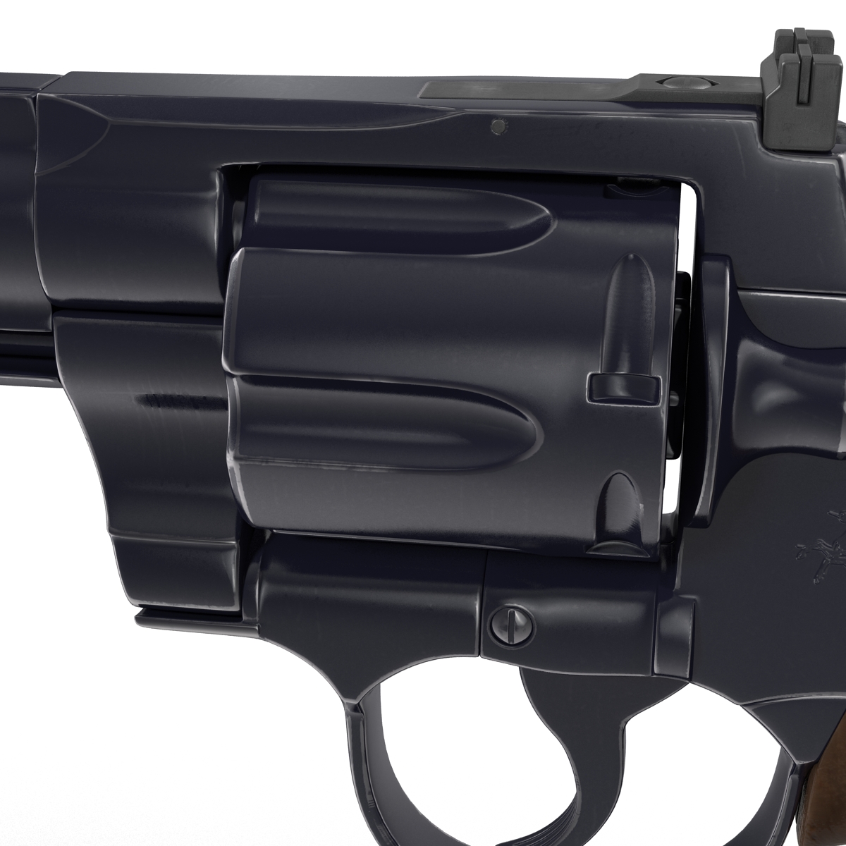 Colt Python Black 3D