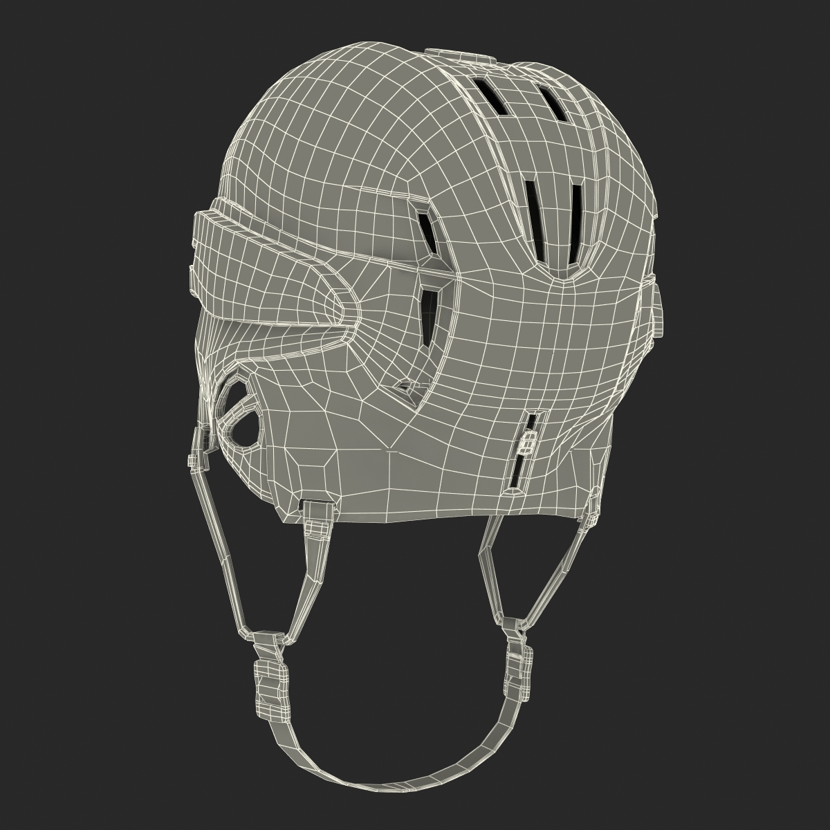 Ice Hockey Helmet 2 3D model