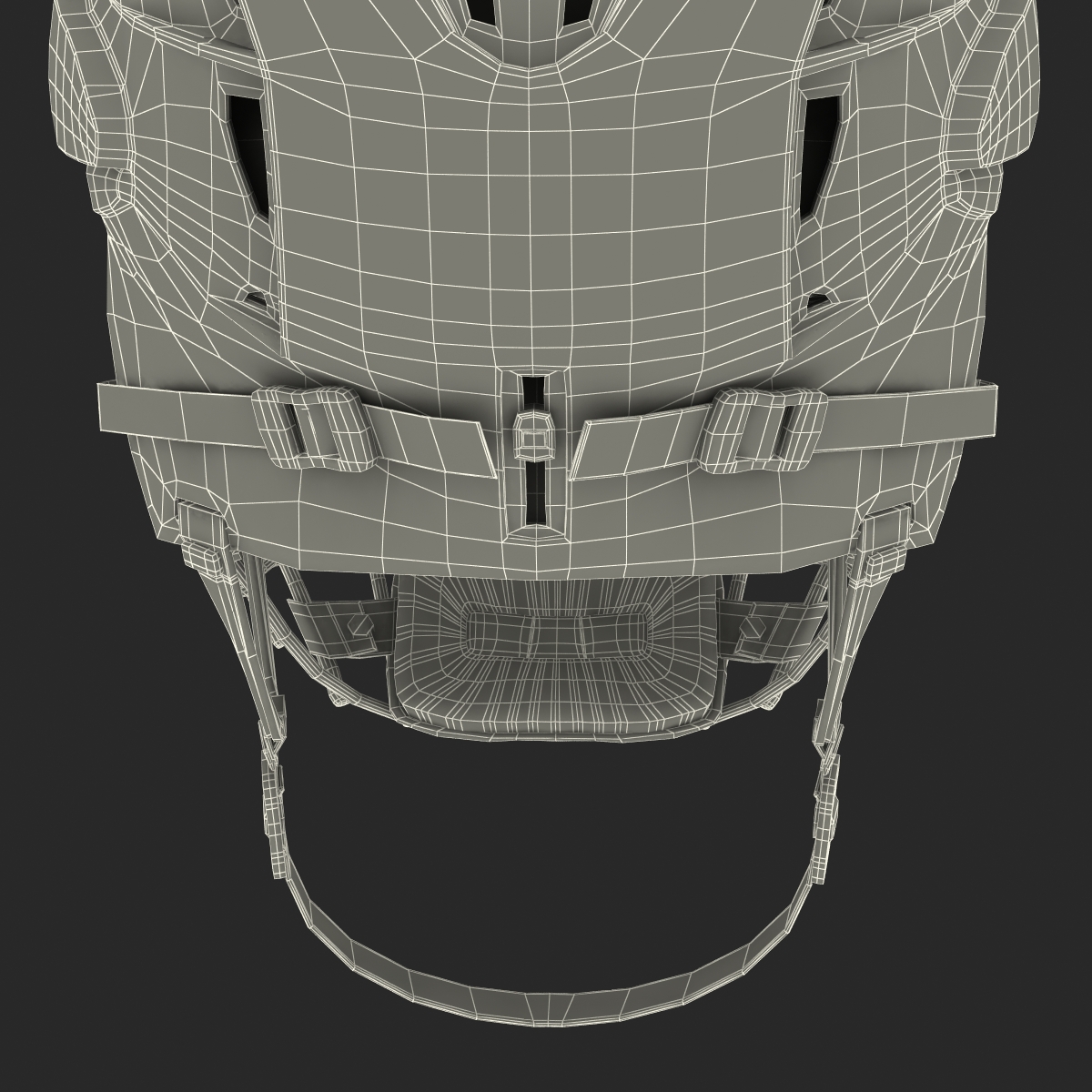 Ice Hockey Helmet Blue 3D