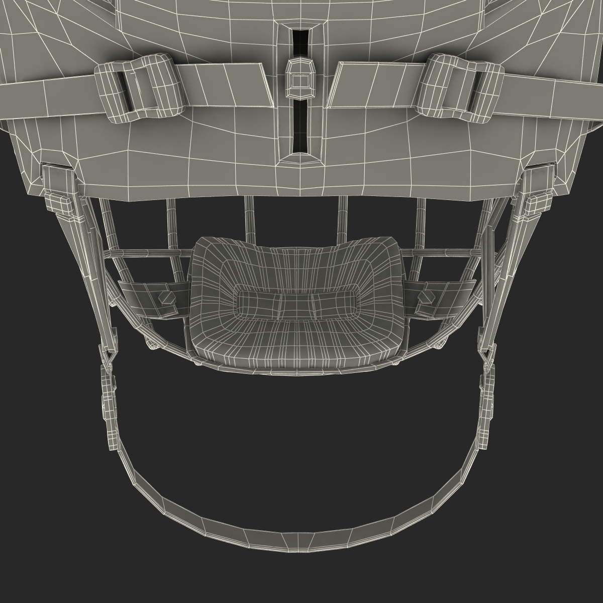 Ice Hockey Helmet Blue 3D