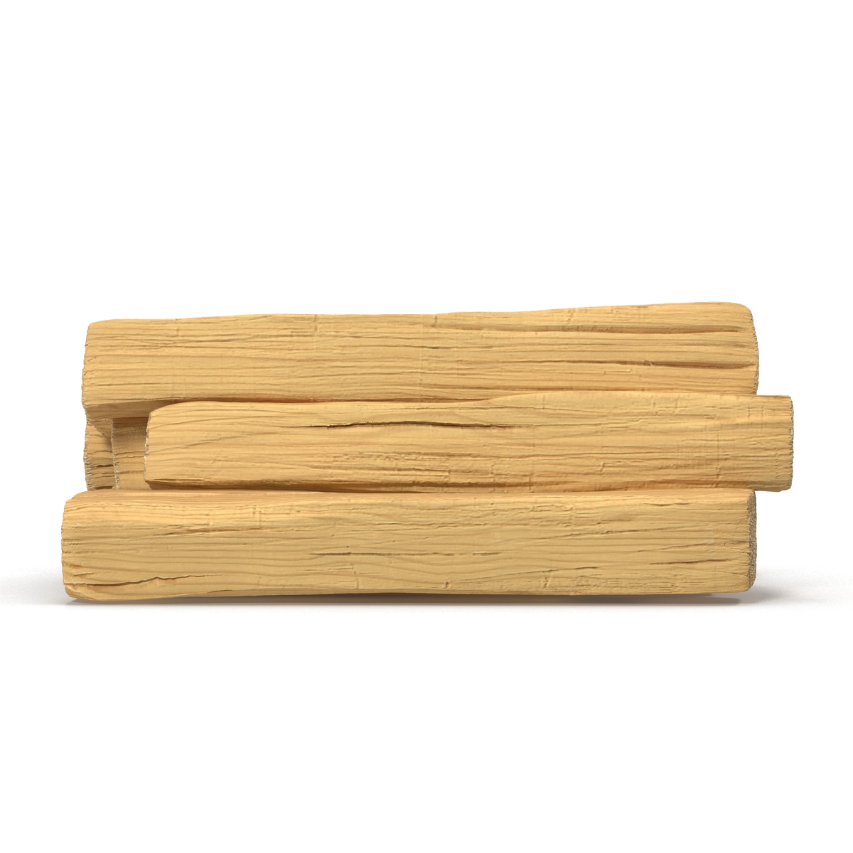 3D model Split Wood Logs