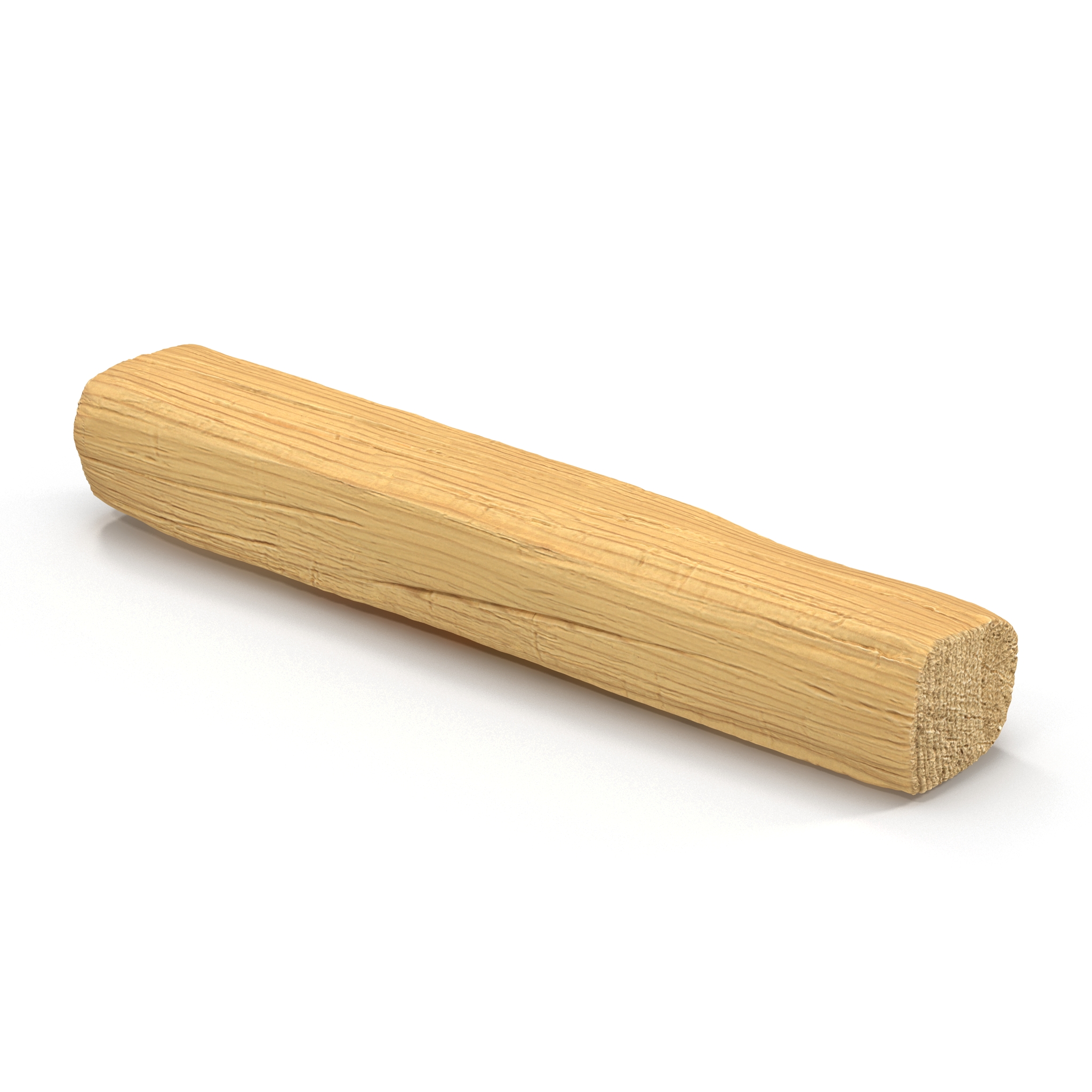 Split Wood Log 3D model