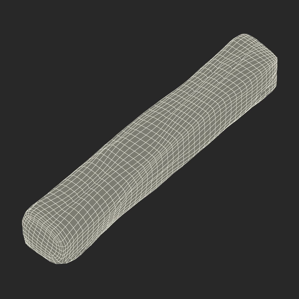 Split Wood Log 3D model