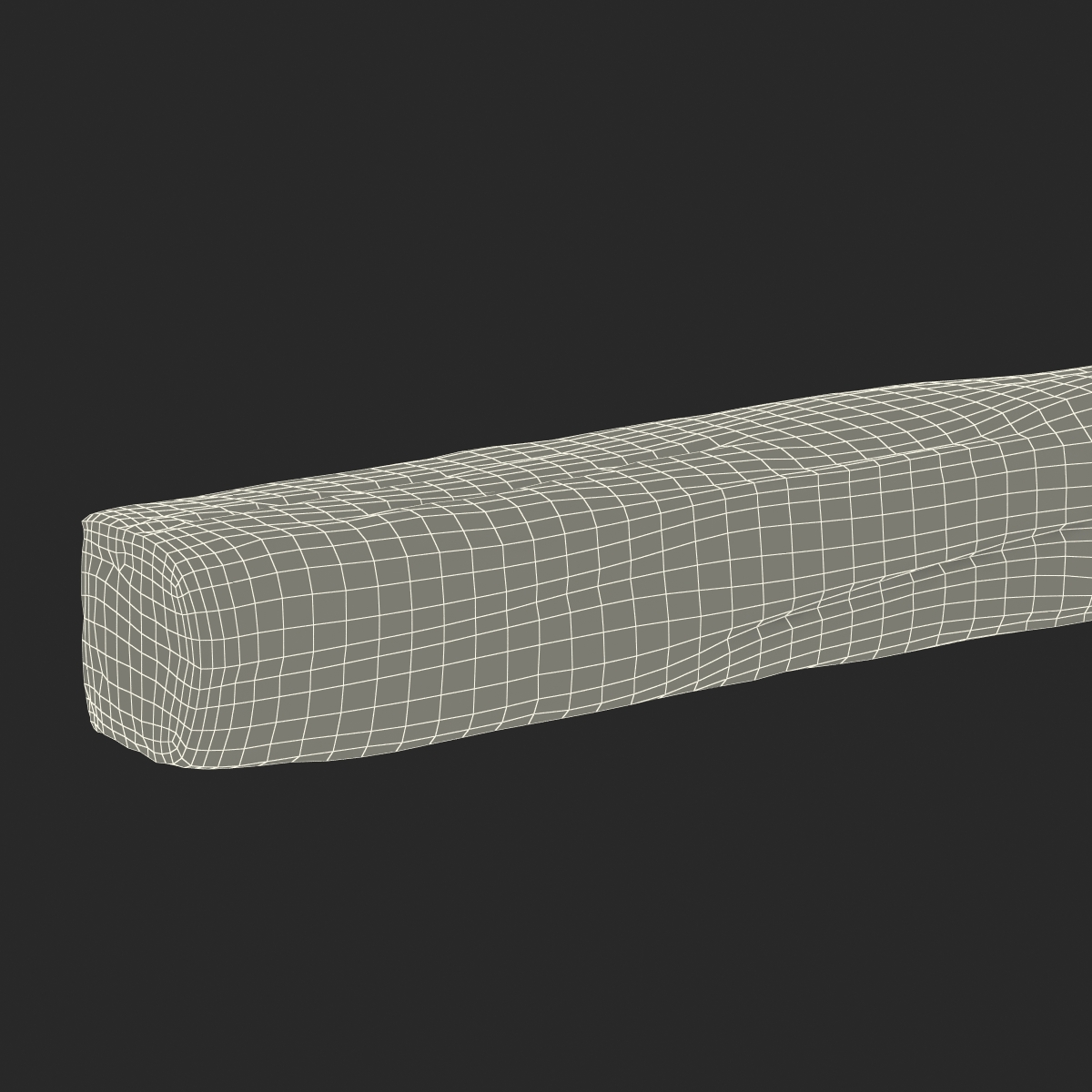 Split Wood Log 3D model