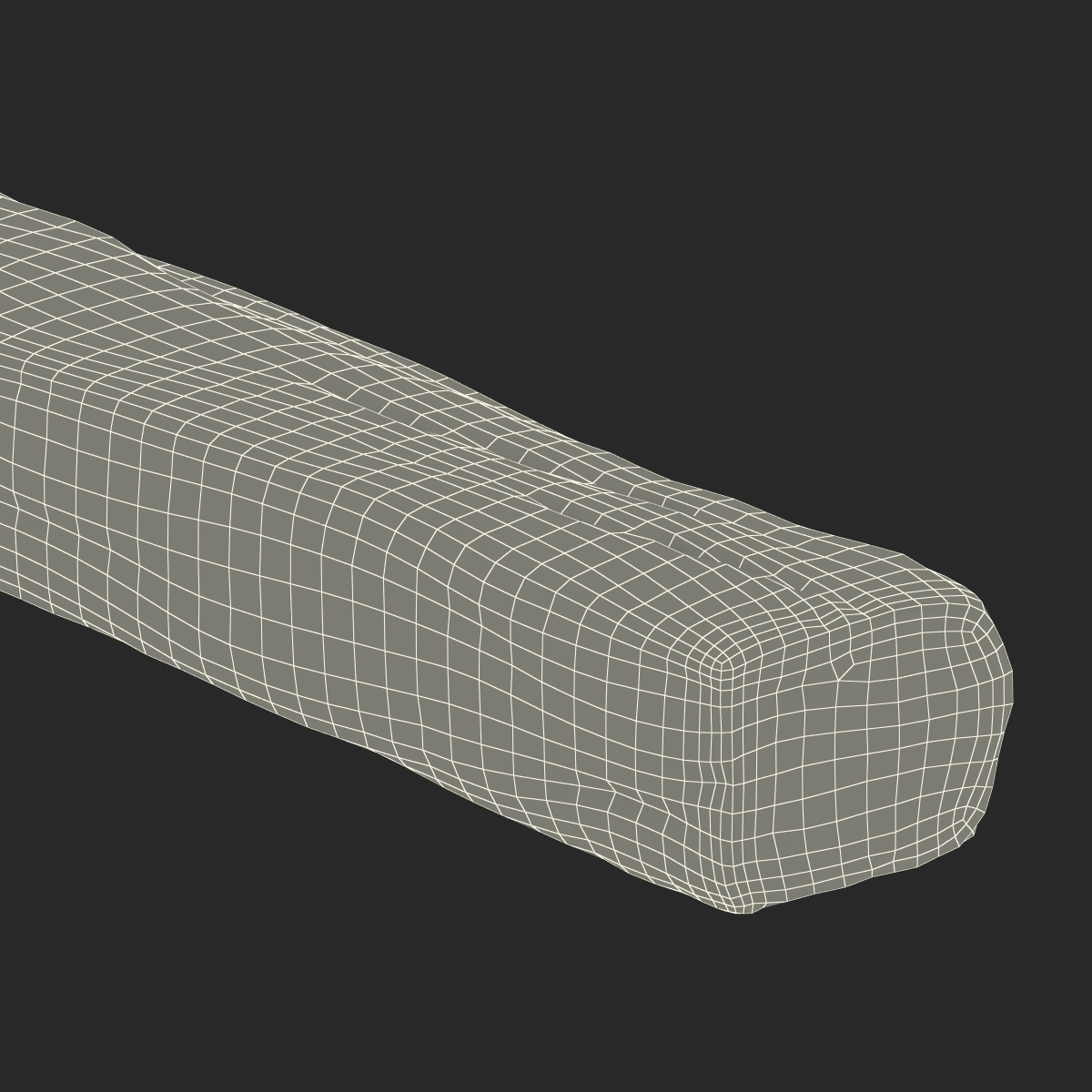 Split Wood Log 3D model