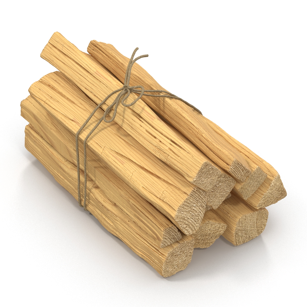 3D Bundle of Kindling Wood model