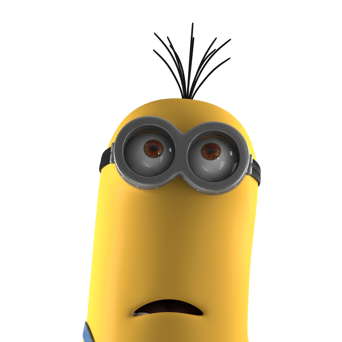 Tall Two Eyed Minion Pose 3 3D