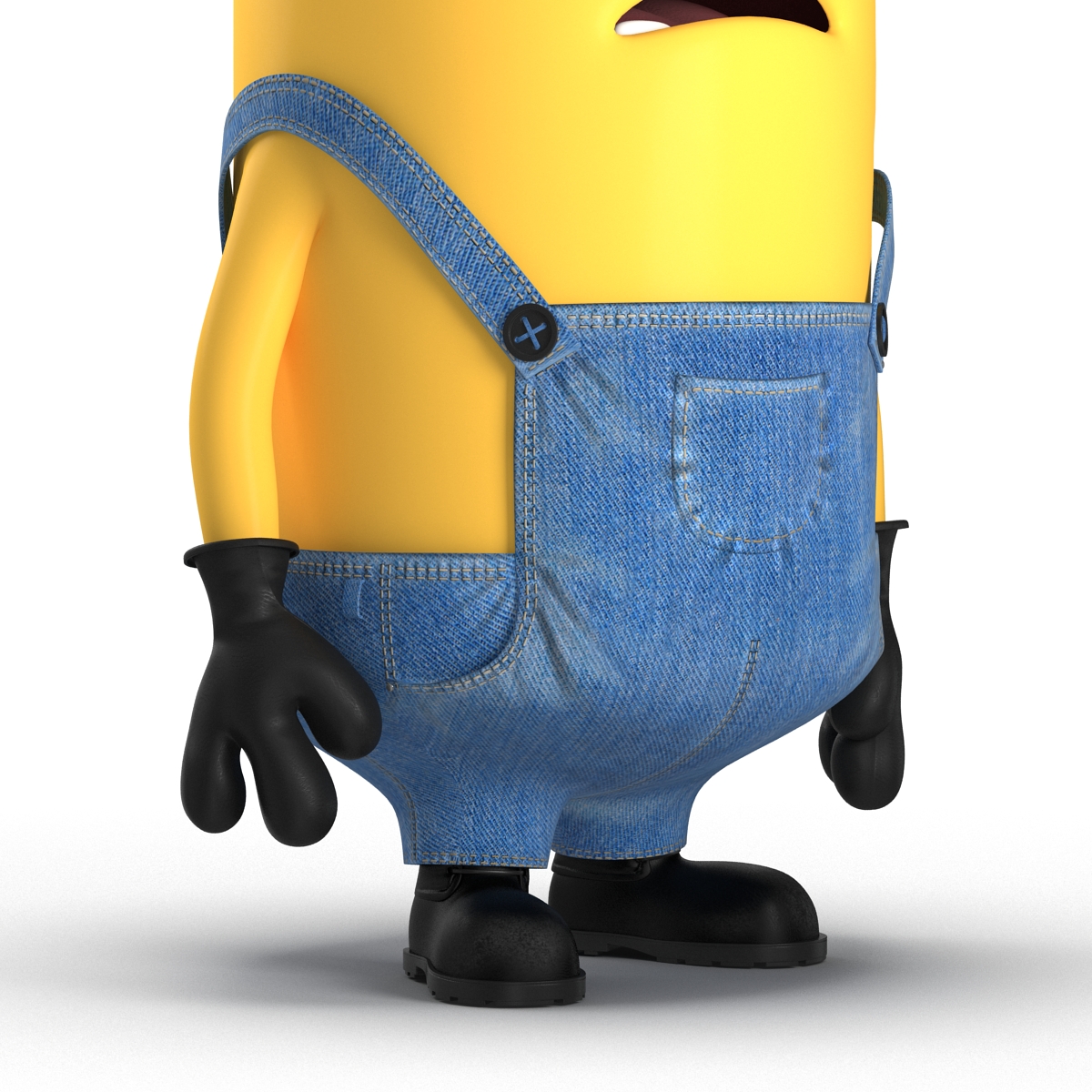 Tall Two Eyed Minion Pose 3 3D