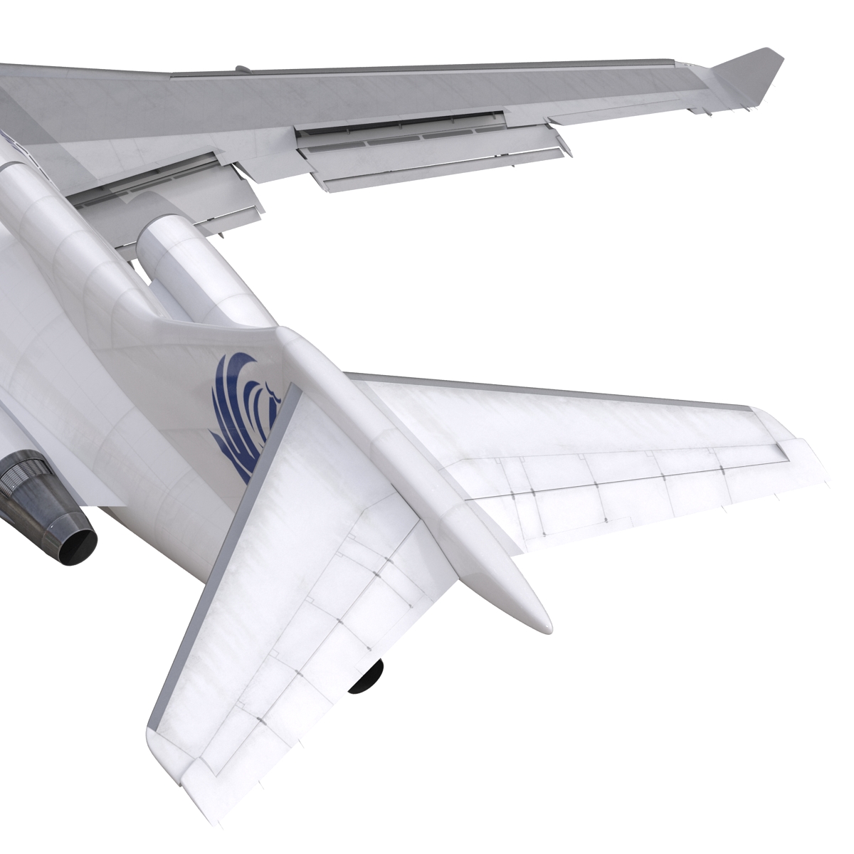 3D Boeing 727 100 Private Iran Aseman Airlines model