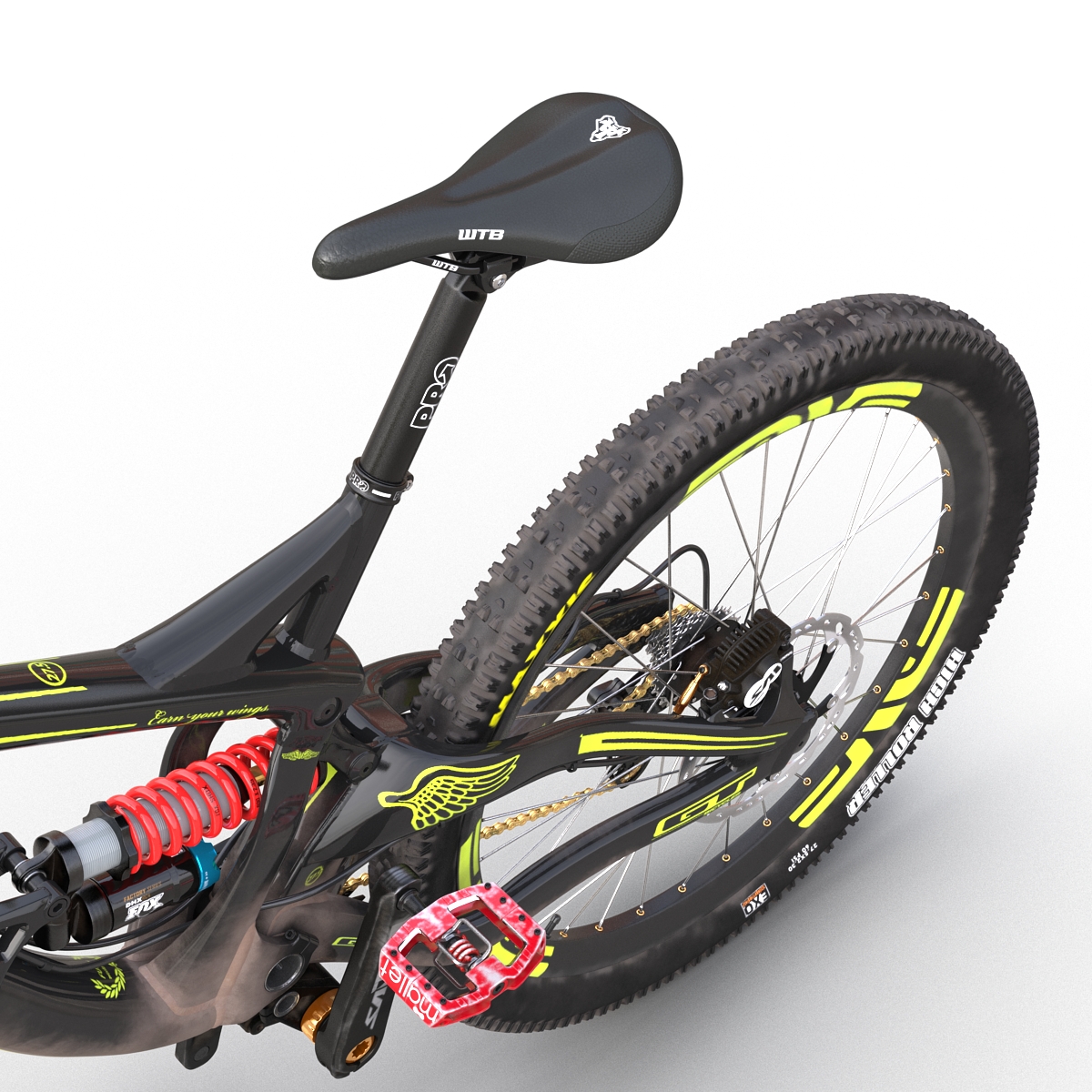 3D Mountain Bike GT Fury