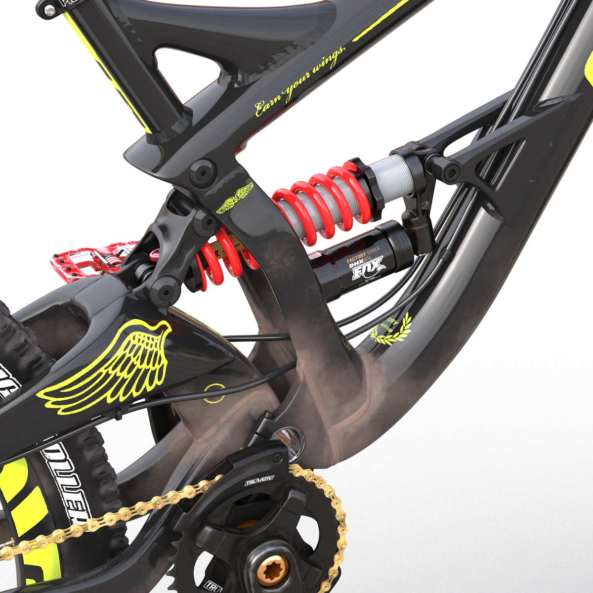 3D Mountain Bike GT Fury