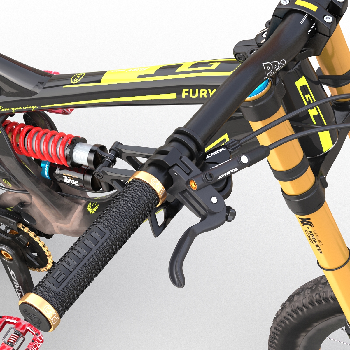 3D Mountain Bike GT Fury