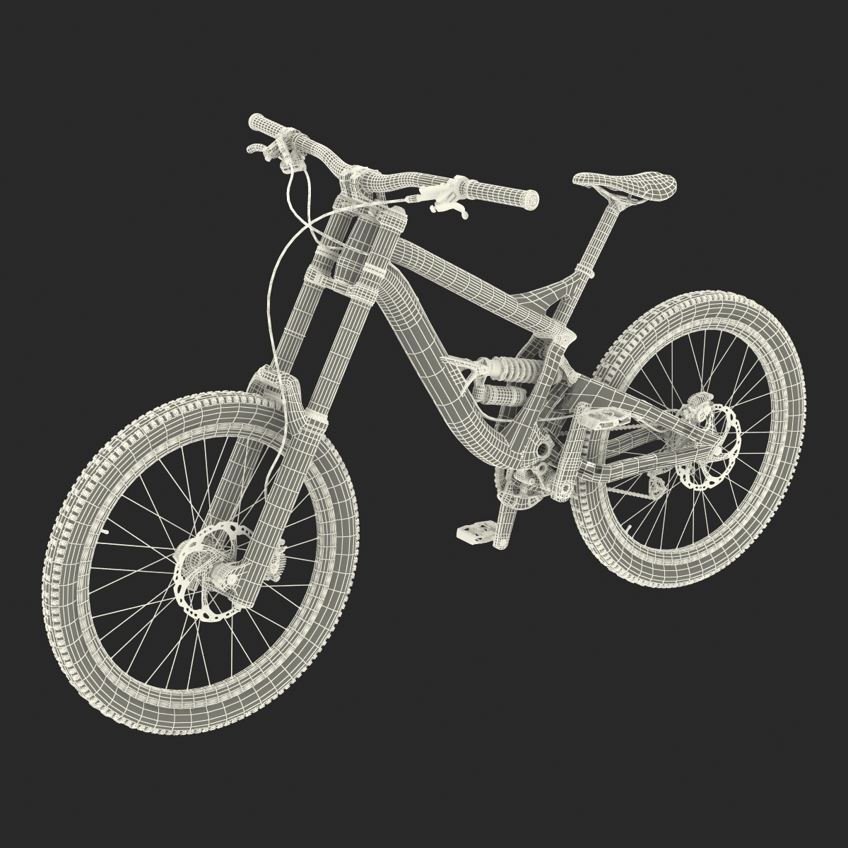 3D Mountain Bike GT Fury